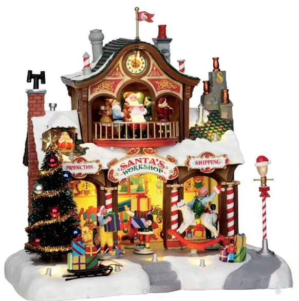 SANTA'S WORKSHOP MAINS POWERED WITH TRANSFORMER