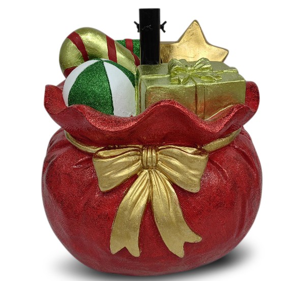 TREE STAND SANTA SACK 43CM TREE HEIGHT TO 7 FOOT OR 210CM