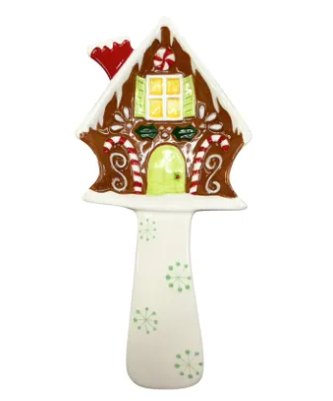 GINGERBREAD HOUSE SPOON REST